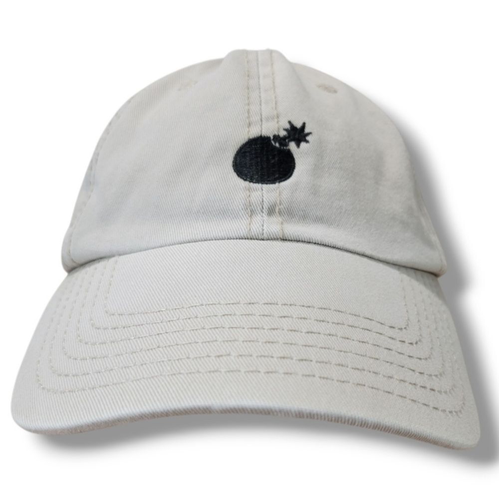 The Hundreds Hat Cap The Hundreds Solid Bomb Dad Hat Embroidered Logo Embroidery